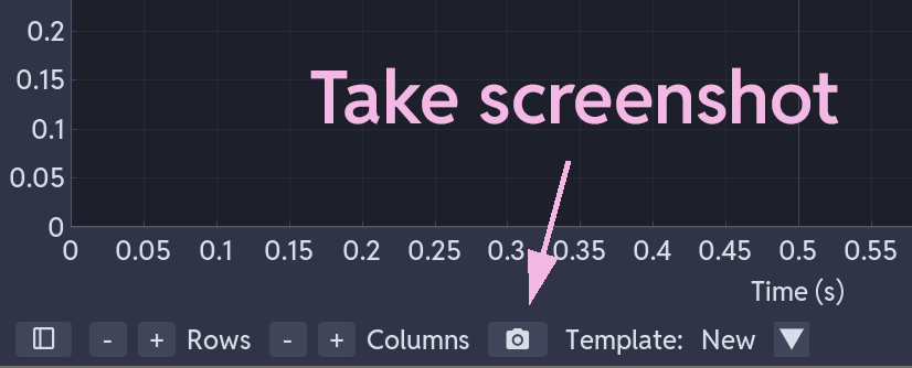 Take Screenshot button