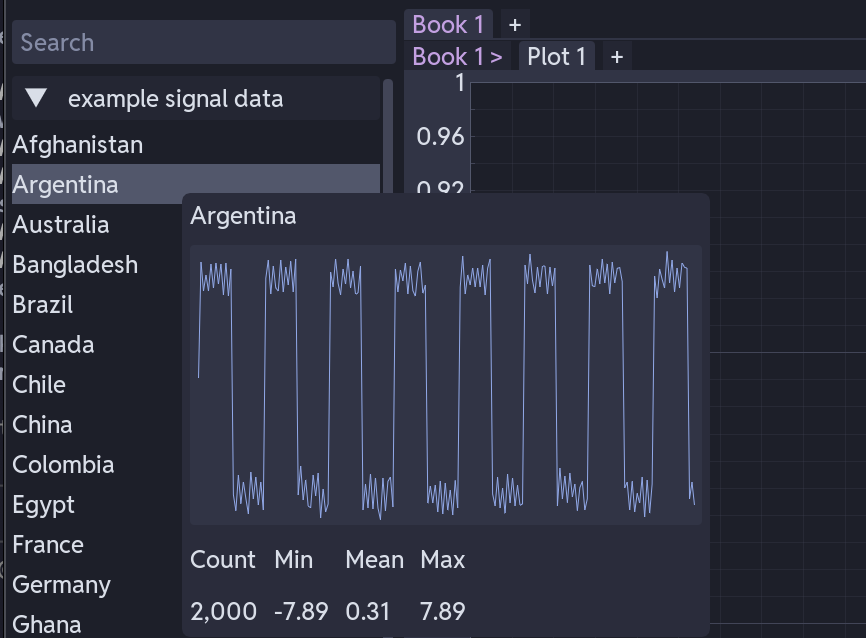 File and series hierarchy in sidebar